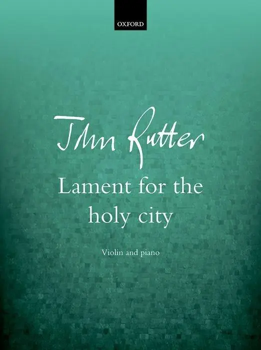 Cover: 9780193523081 | Lament For The Holy City | John Rutter | Taschenbuch | Buch | Englisch